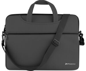 Funda maletin neopreno phoenix para porttil o tablet hasta 14 pulgadas interior terciopelo negro