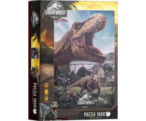 Puzle 1000 poster compo rex jurassic world