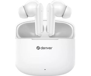 Auriculares denver twe - 48w inalambrico blanco