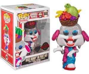 Funko pop looney tunes bugs bunny con sombrero de frutas glitter efecto diamante exclusivo edicion especial 51731