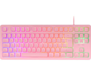 Teclado Hibrido Mecanico F-rgb Mk023es Rosa Mars Gaming