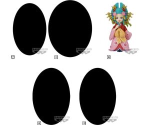 Figura banpresto one piece world collectable egg head 1 de 7cm unidad aleatoria