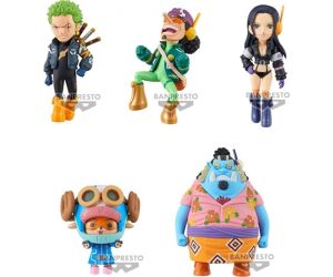 Figura banpresto one piece world collectable egg head 4 1 de 7cm unidad aleatoria