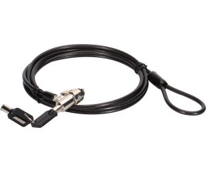 Cable seguridad para portatiles 1.8m conceptronic nano por llave