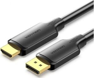 Cable Conversor Vention HFOBJ/ DisplayPort Macho - HDMI Macho/ 5m/ Negro