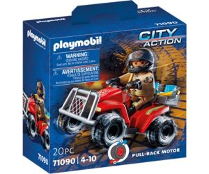 Playmobil bomberos -  speed quad