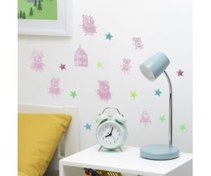 Vinilo decorativo paladone peppa pig brilla en la oscuridad