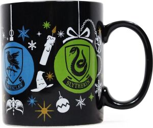 Taza half moon bay harry potter houses baubles 400ml