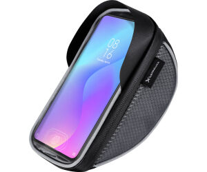 Soporte funda de movil para bicicleta phoenix hasta 6 pulgadas resistente al agua compartimento para guardar cosas triple velcro