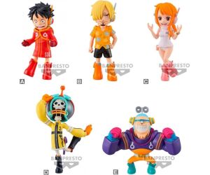 Figura banpresto one piece world collectable egg head 1 de 7cm unidad aleatoria