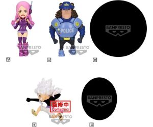 Figura banpresto one piece world collectable egg head 3 unidad aleatoria