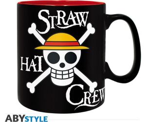 Taza abystyle one piece luffy & skull