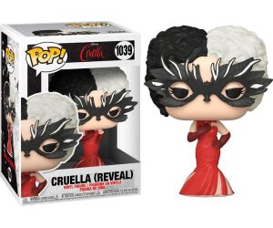 Funko pop disney cruella emma stone cruella de vil con vestido rojo 54467