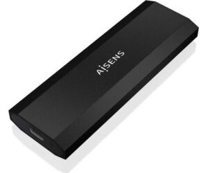 Caja Externa para Disco SSD M.2 NVMe Aisens ASM2-028B/ USB 3.2/ Sin tornillos