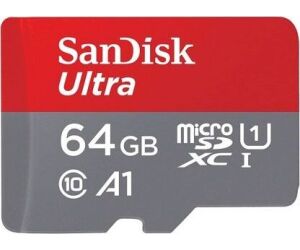 Tarjeta memoria micro secure digital sdxc + adaptador sandisk ultra - 64gb - clase 10 - sdxc - 120mb - s