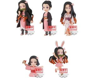 Figura banpresto demon slayer kimetsu no yaiba world collectable nezuko kamado collection unidad aleatoria