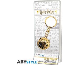 Llavero 3d abystyle harry potter snitch dorada