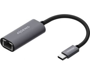 Adaptador USB Tipo-C - RJ45 Aisens A109-0709/ 1000Mbps