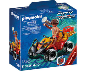 Playmobil city action quad de rescate