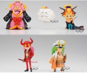 Figura banpresto one piece world collectable 1 unidad aleatoria wanokuni onigashima 1