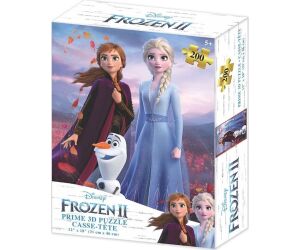 Puzzle lenticular prime 3d disney frozen ii elsa anna y olaf 200 piezas