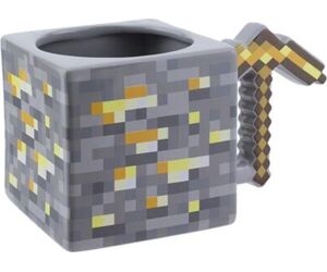 Taza 3d paladone minecraft pico minero de oro