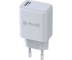 Cargador de Pared Muvit For Change MCACC0002/ 1xUSB/ 15W