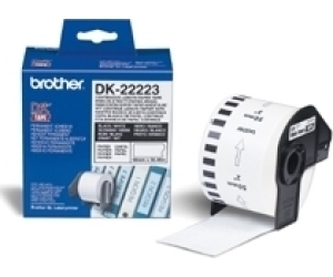 Etiquetas cinta continua brother blanca dk22223 ql - 500a ql - 500bw ql - 560 ql - 570 ql - 580n ql - 1050 ql - 1060n