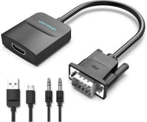 Conversor Vga A Hdmi 1 M Negro Vention