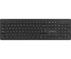 Teclado inalambrico qwerty phoenix k200 negro delgado