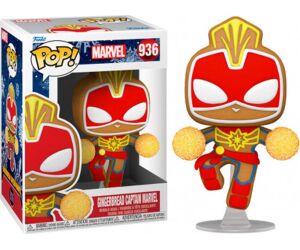 Funko pop marvel navidad galleta jengibre capitana marvel 50661