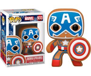 Funko pop marvel navidad galleta jengibre capitan america 50657