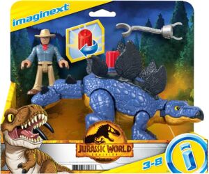 Figura mattel jurassic world stegosaurus