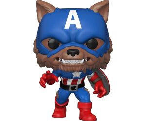 Funko pop marvel capitan america capwolf edicion limitada exclusiva 55506