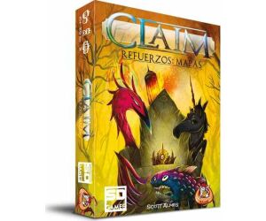 Juego de mesa claim refuerzos: mapas pegi 10