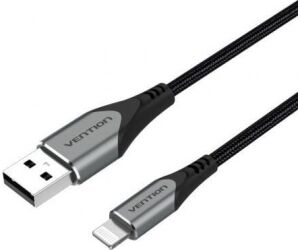 Cable 2.0 Usb A Lightning 2 M Gris Vention