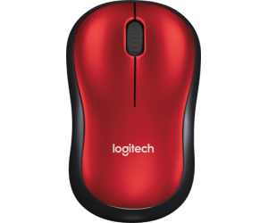 Raton Logitech M185 Inalambrico Rojo