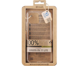 Funda muvit recycletek para xiaomi 11 lite 5g ne - mi 11 lite 5g transparente