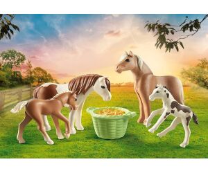 Playmobil 2 ponis con potros