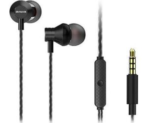 Auriculares Intrauditivos Aiwa ESTM-50BK/ con Micrfono/ Jack 3.5/ Negro