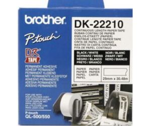 Brother Cinta De Papel Continuo Blanco, 29mm X 30,48m  (dk22