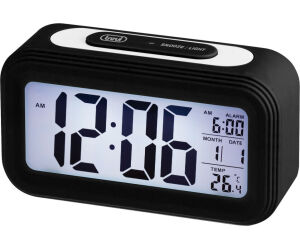 Reloj Digital Trevi Sl 3068 S  Con Alarma Y Termometro Negro