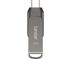 Lexar JumpDrive LJDD400064G-BNQNG unidad flash USB 64 GB USB Tipo C 3.2 Gen 1 (3.1 Gen 1) Gris