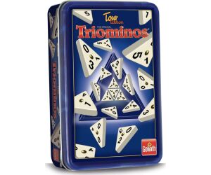 Juego de mesa triominos caja metalica pegi 6