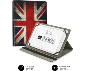 SUBBLIM Funda Tablet Universal TRENDY CASE ENGLAND 10.1"