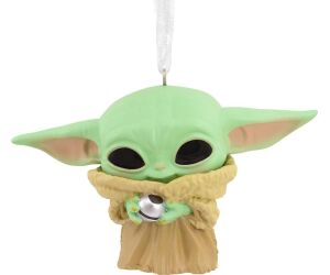 Adorno de navidad funko star wars grogu figura de resina