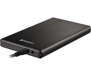 Caja externa portatil - carcasa sdd - hdd para disco duro phoenix phharddiskcase usb 3.0 sata 2.5 pulgadas aluminio color negro