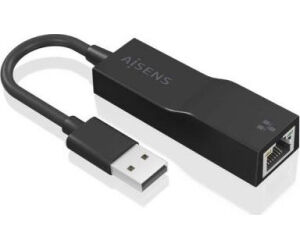 Adaptador USB 3.0 - RJ45 Aisens A106-0766/ 1000Mbps