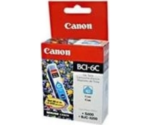 Cartucho tinta canon bci 6c cian 13ml s800 -  s820 -  s820d -  s830 -  s900 -  s9000