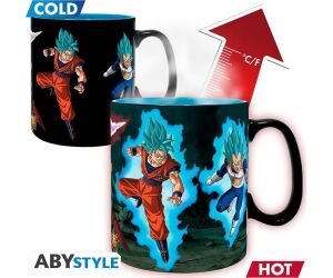 Taza abystyle dragon ball super saiyans vs black 460 ml